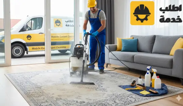 شركة تنظيف متنقلة لتنظيف السجاد في البيت،شركة تنظيف متنقلة لتنظيف الموكيت في البيت،شركة تنظيف متنقلة لتنظيف الستائر في المنزل